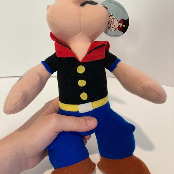 Vintage 1994 Popeye 13” Plush Doll Play by Play Stuffed Toy Sailor Man With Tag - Picture 11 of 13